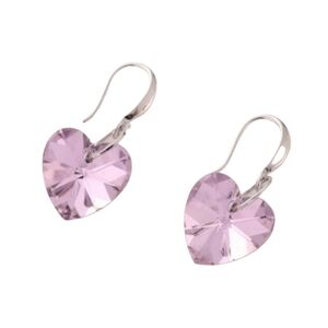 Crystal Heart Earrings